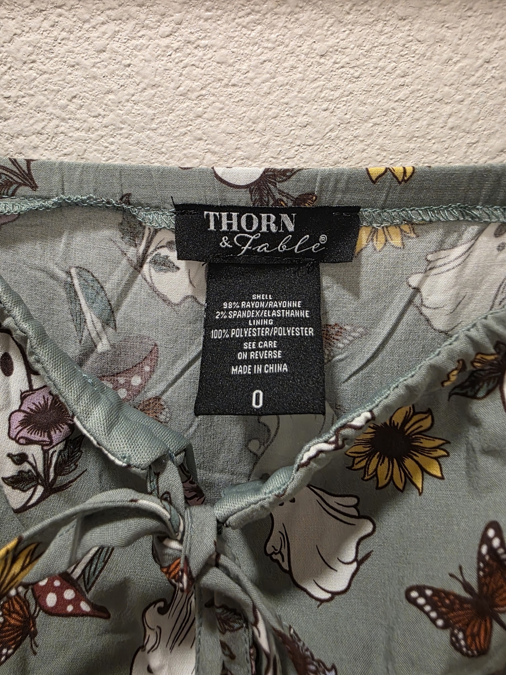 Thorn & Fable Mushroom Ghost Empire Maxi Dress - Picture 5 of 5